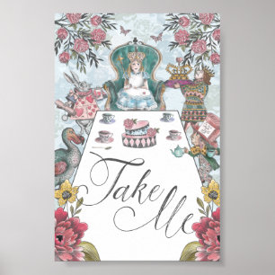 Poster Alice au pays des merveilles Tea Party Take Me
