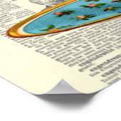 Poster Alice au pays des merveilles Toute la page de l'an (Coin)