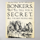 Poster Alice au pays des merveilles - Vous êtes entièreme (Devant)