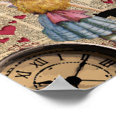 Poster Alice au pays des merveilles Voyager dans le temps (Coin)