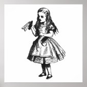 Poster Alice avec la bouteille "Drink Me" (Devant)