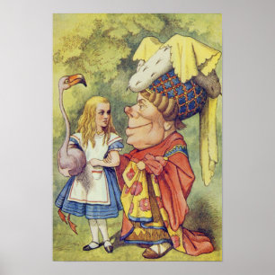Poster Alice avec la duchesse