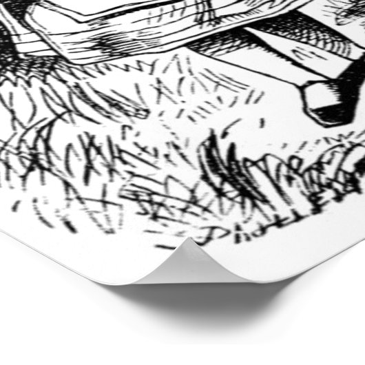 Poster Alice avec le cochon (Coin)