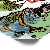 Poster alice cartes pays des merveilles (Coin)