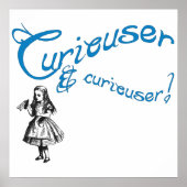 Poster Alice Citation avec image (Devant)