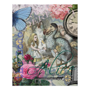 Poster Alice Classique Merveilleux Dodo Art Tenniel