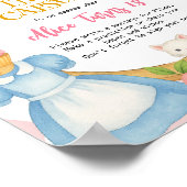 Poster Alice dans l'Onederland Anniversaire Fête Heure Ca (Coin)