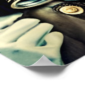 Poster Alice dans un masque à gaz (Coin)