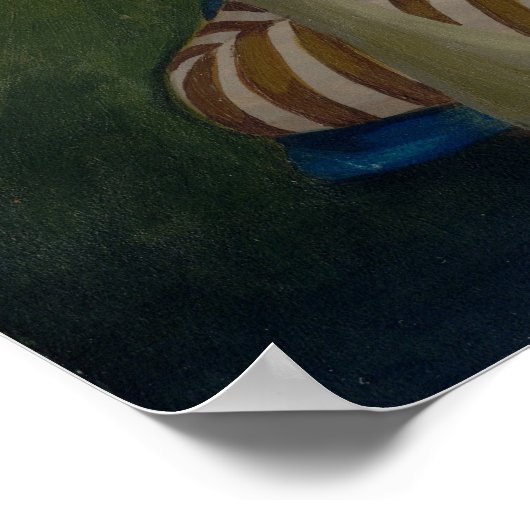 Poster Alice dans un paysage boscane art bas Imprimer (Coin)