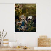Poster Alice dans un paysage boscane art bas Imprimer (Cuisine)