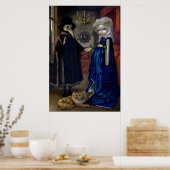 Poster Alice dans un Van Eyck Portrait ART IMPRIMER le me (Cuisine)