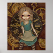 Poster Alice en Clockwork - steampunk au pays des merveil (Devant)