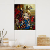 Poster Alice et Bosch Monsters ART IMPRIMER Wonderland (Cuisine)