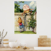 Poster Alice et Humpty Dumpty (Cuisine)