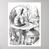 Poster Alice et la Caterpillar (Devant)