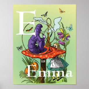 Poster Alice et la Caterpillar au pays des merveilles