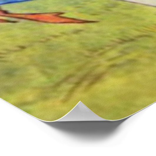 Poster Alice et la duchesse Couleur complète (Coin)