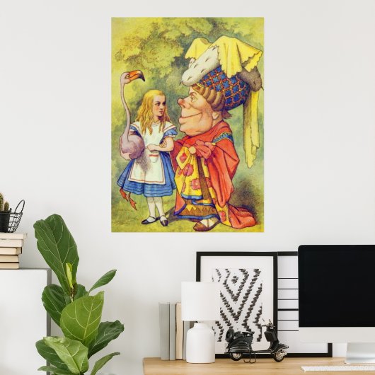 Poster Alice et la duchesse Couleur complète (Bureau à domicile)