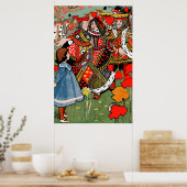 Poster Alice et la Reine Rouge (Cuisine)