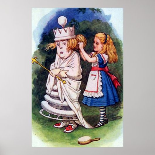 Poster Alice et l'affiche de la Reine Blanche (Devant)