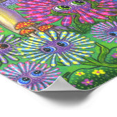 Poster Alice et le Caterpillar Cute Doll Mushroom (Coin)