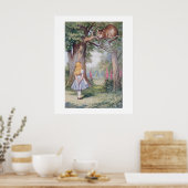 Poster Alice et le Chat du Cheshire, (Cuisine)