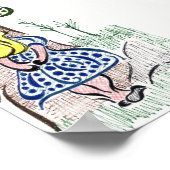 Poster Alice et le Cheshire Cat (Coin)