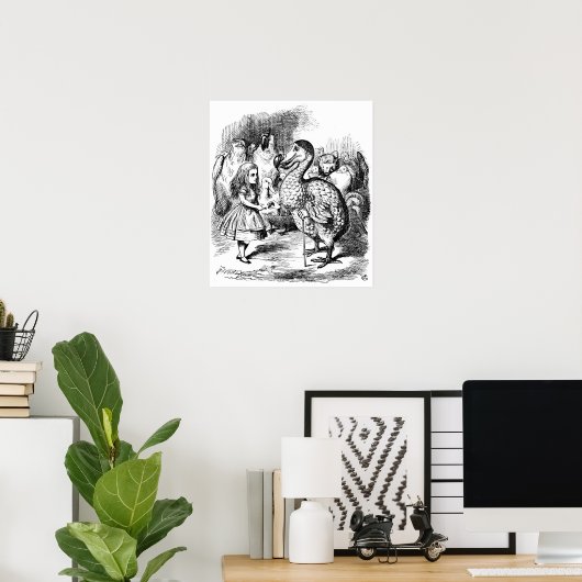 Poster Alice et le Dodo (Bureau à domicile)