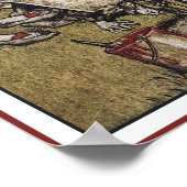 Poster Alice et Wonderland - Arthur Rackman (Coin)