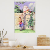 Poster Alice & Humpty Dumpty Couleurs (Cuisine)