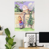 Poster Alice & Humpty Dumpty Couleurs (Bureau à domicile)