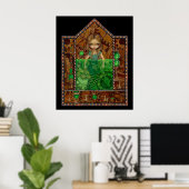 Poster Alice in Absinthe ART IMPRIMER steampunk au pays d (Bureau à domicile)