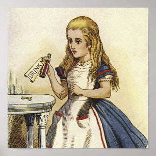 Poster Alice in Wonderland Canvas Art