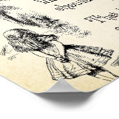 Poster Alice in Wonderland - Citation Cheshire Cat - Où S (Coin)