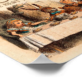 Poster Alice in Wonderland Citation - Vous êtes entièreme (Coin)