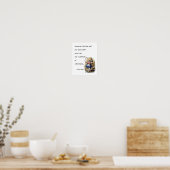 Poster Alice In Wonderland - Devis Aventure Flamant rose (Cuisine)