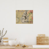 Poster Alice in Wonderland Flamingo Classic (Cuisine)