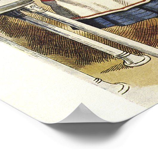 Poster Alice in Wonderland Imprimer BOIRE MOI POISON (Coin)