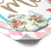 Poster Alice in Wonderland Party Mangez-moi Buffet Signet (Coin)