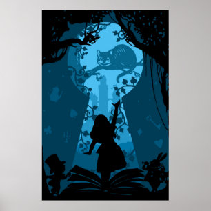 Poster Alice in Wonderland Story Book Art