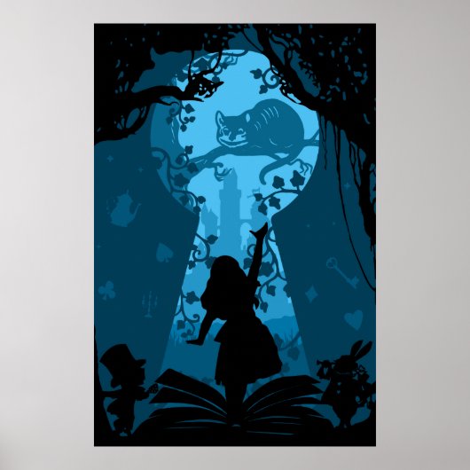 Poster Alice in Wonderland Story Book Art (Devant)