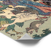 Poster Alice Lost in Japan | Ukiyo-e Floating Wonderland (Coin)