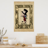 Poster Alice - Mad Hatter 1865 (Cuisine)