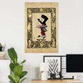 Poster Alice - Mad Hatter 1865 (Bureau à domicile)