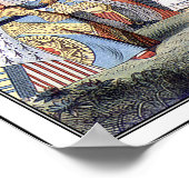 Poster: Alice ontmoet de koningin van het hart Poster (Hoek)