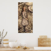 Poster Alice par Arthur Rackham (Cuisine)