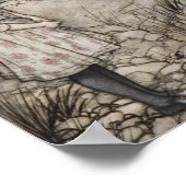 Poster Alice parle à la Caterpillar Small (Coin)