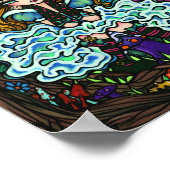 Poster Alice perdue Alice au pays des merveilles Cheshire (Coin)