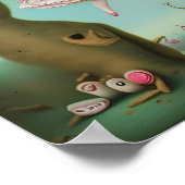 Poster Alice - Quirky Surreal Pop Art (Coin)