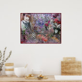 Poster Alice rêve en couleur (Cuisine)